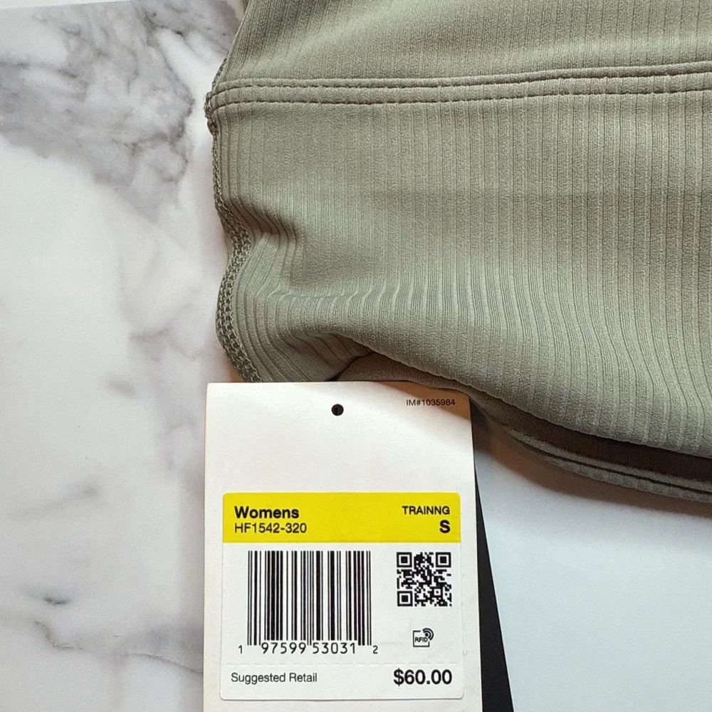 NWT Nike Zenvy Rib Sports Bra - Picture 3 of 3